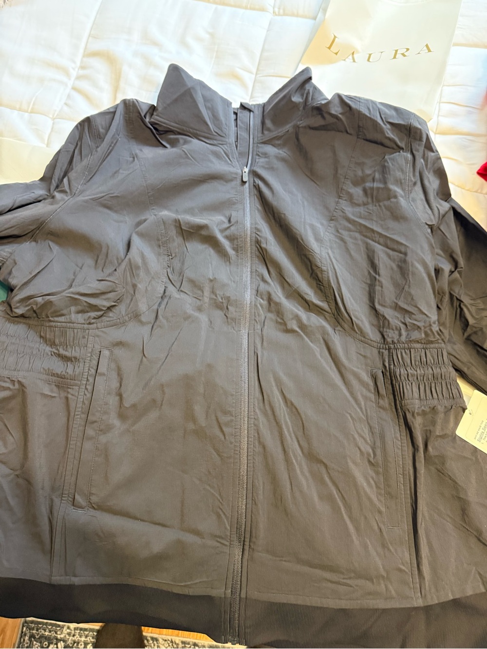 Women’s sights seen Black Zip-Up Jacket